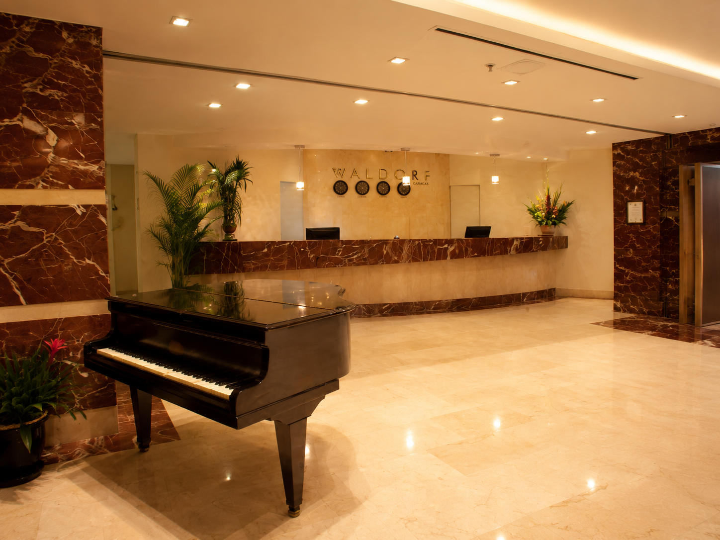 Instalaciones del Hotel Waldorf Caracas